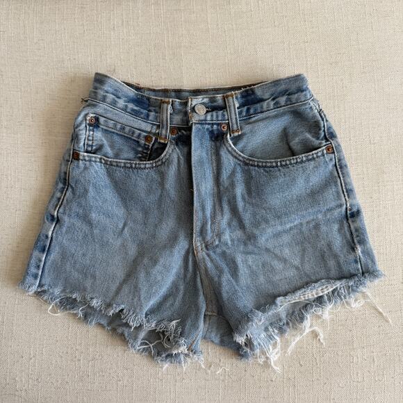 Levi's Vintage Cut Off Reworked Denim Shorts - Picture 1 of 5